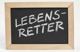 Schild Lebensretter